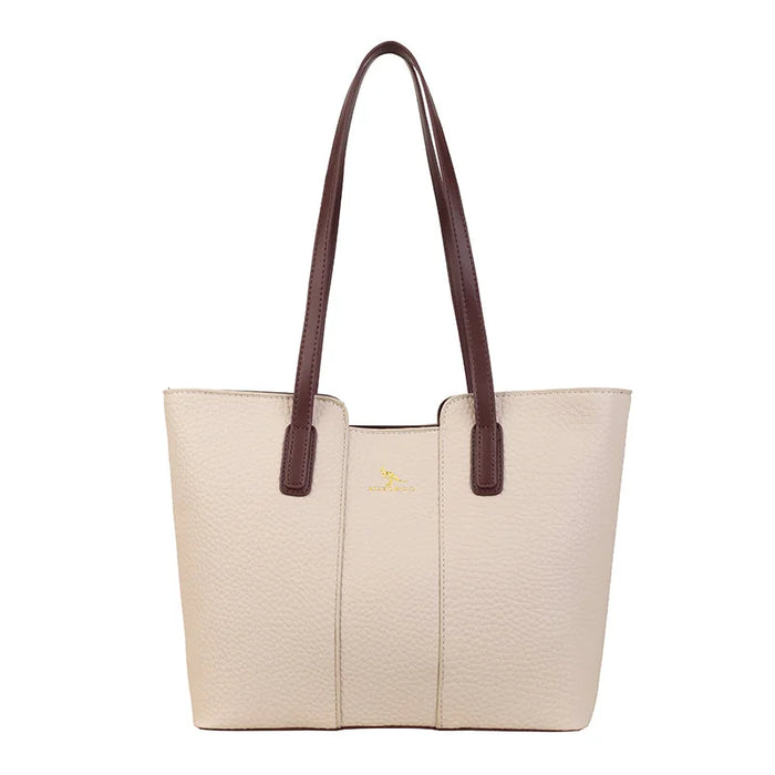 Luxurious Women’s Leather Shoulder Bag – Stylish Microfiber Synthetic Leather Casual Tote - Samanta Factory
