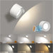 Rechargeable LED Wall Light – Touch Control with 3 Colour Modes & Adjustable 360° Rotation - Samanta Factory