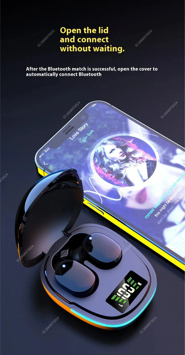 Bluetooth Earbuds – Waterproof Noise-Cancelling Wireless Headphones with Touch Control & Fast Charging - Samanta Factory