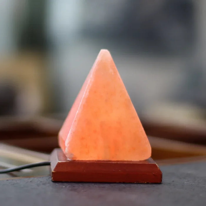 Himalayan Salt Lamp – Color-Changing LED with USB & Natural Air Purification - Samanta Factory