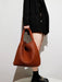 Stylish Split Leather Bucket Shoulder Bag – Versatile Women’s Handbag for Work & Casual Outings - Samanta Factory