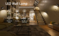 Rechargeable LED Wall Light – Touch Control with 3 Colour Modes & Adjustable 360° Rotation - Samanta Factory