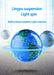 Floating Moon Globe Lamp – O-Type Magnetic Frame with LED Night Light - Samanta Factory