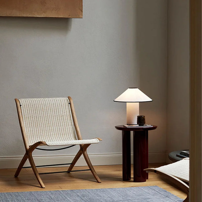 COLETTE Table Lamp – Japanese Wabi-Sabi White Mushroom Design