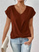 V-Neck Blouse - Casual Elegance for Office & Summer Days - Samanta Factory