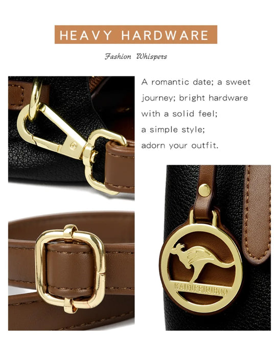 Soft PU Leather Handbag for Women – Luxury Designer Shoulder Tote - Samanta Factory