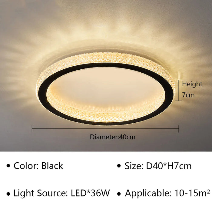 Luxury LED Ceiling Light – Modern Surface-Mounted Fixture for Living Spaces