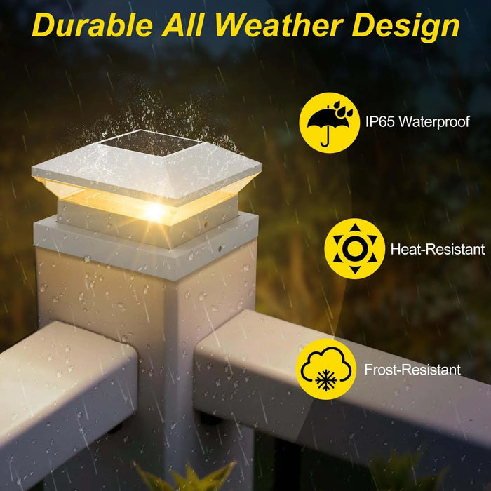 Solar Post Light – Bright LED Garden & Fence Lamp