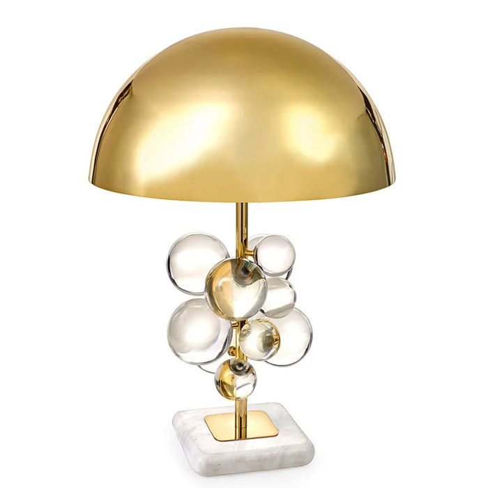 Art Deco Mushroom Lamp – Colourful Glass Globe Design for Table & Floor Lighting