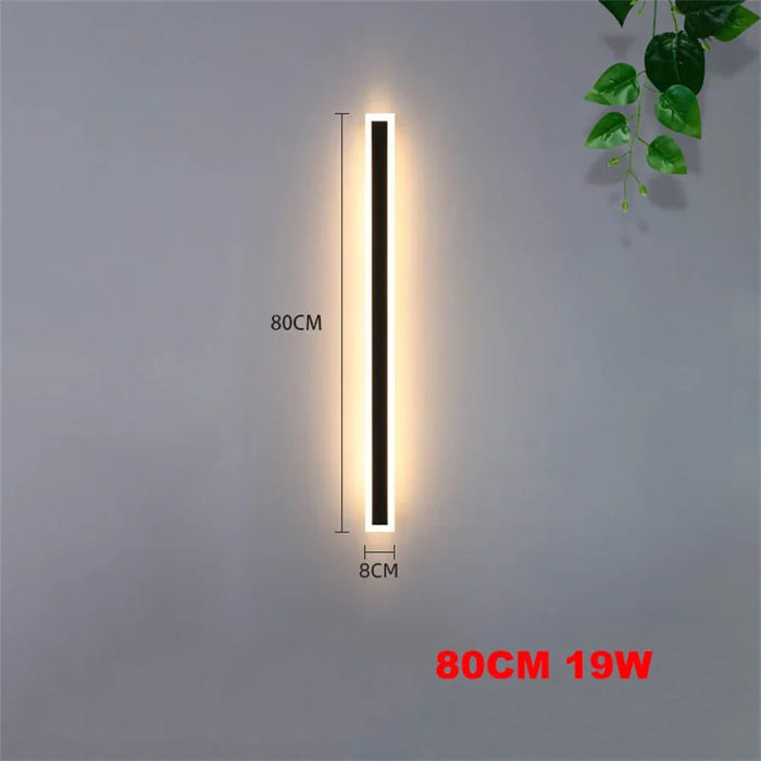 Waterproof LED Wall Light – IP65 Outdoor Strip Lamp for Garden, Patio & Corridor - Samanta Factory