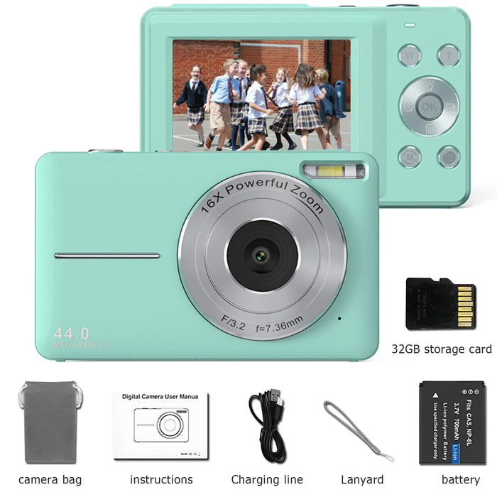 Digital Camera – 44MP Auto Focus with 1080P Video & 16X Zoom - Samanta Factory