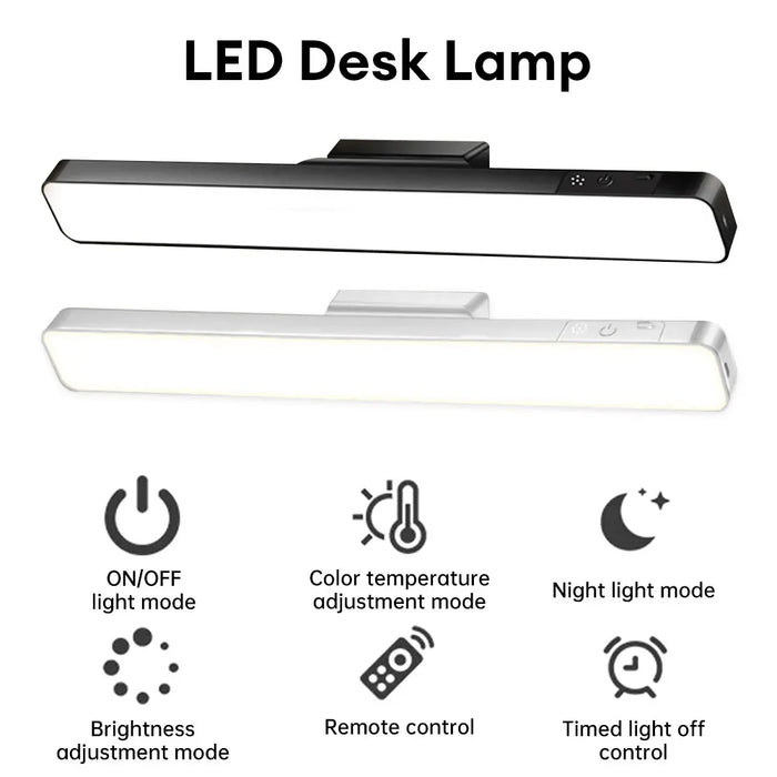 Eye Protection Desk Lamp – Stepless Dimming & 3-Color Touch Control