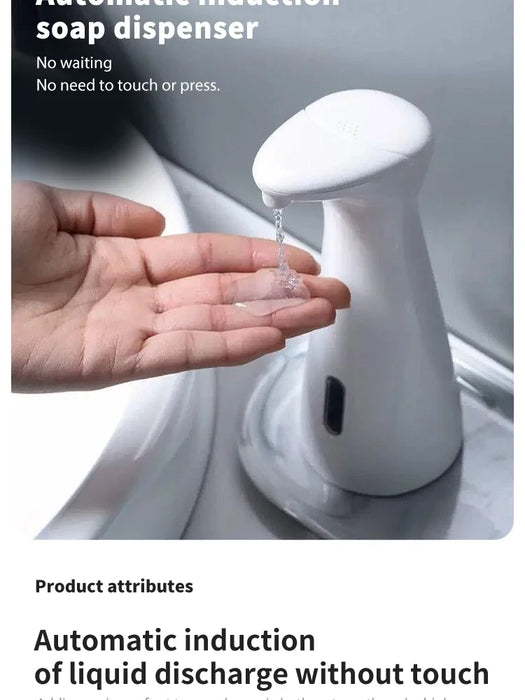 Automatic Soap Dispenser – Touchless Sensor with 0.2s Fast Dispense & Waterproof Non-Slip Base - Samanta Factory