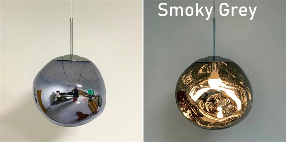 Modern Pendant Light – Energy-Saving LED Cord Fixture with Iron Finish - Samanta Factory