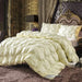 Goose Down Quilted Comforter – 100% Cotton All-Season Duvet, Breathable & Lightweight - Samanta Factory