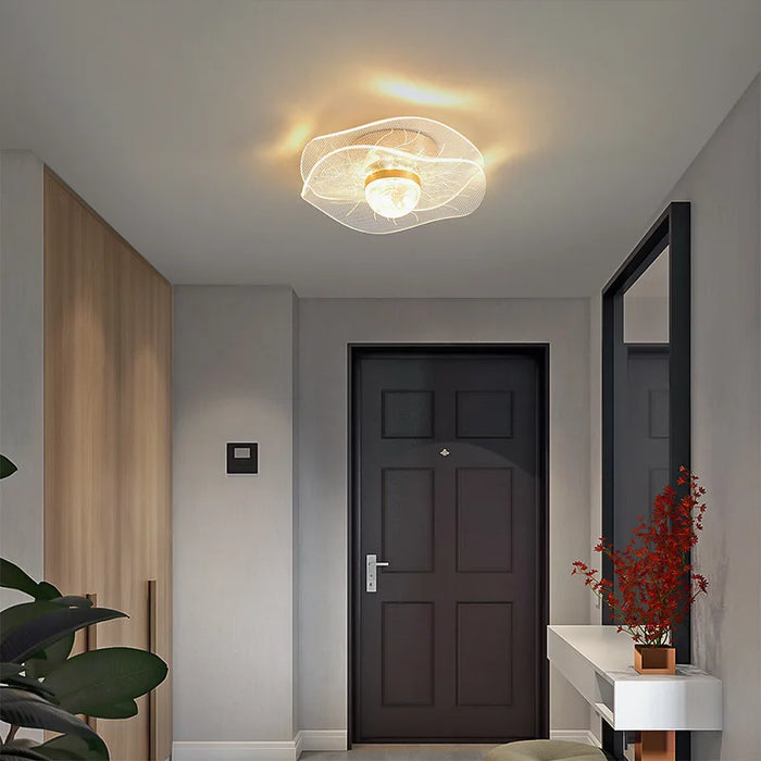 Crystal Pendant Light – Modern Loft Hanging Lamp with Iron & Glass Design - Samanta Factory