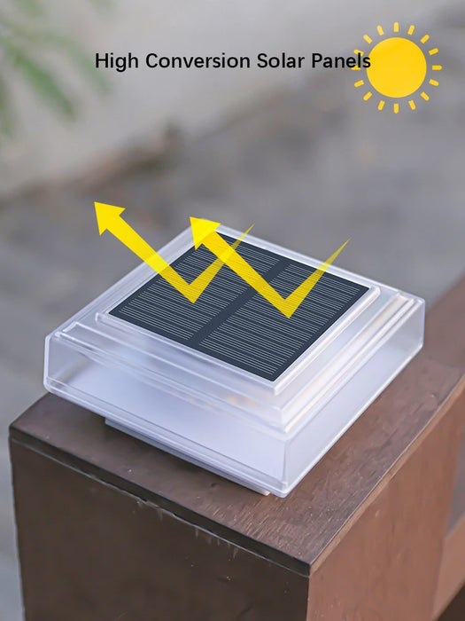 Solar Column Headlight – Waterproof LED Outdoor Lamp with Intelligent Light Control