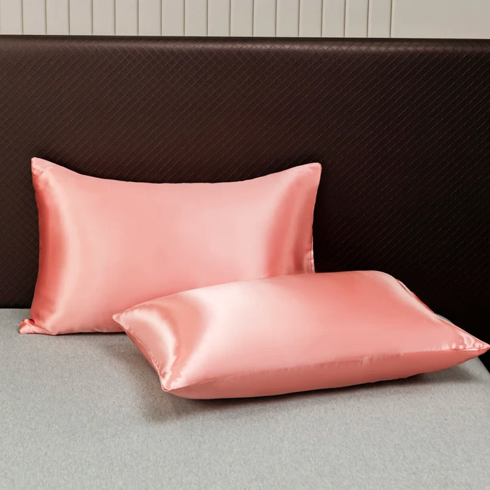 KISS NEST Satin Bed Sheet Set – Smooth 200TC Polyester, Twin to King Sizes - Samanta Factory