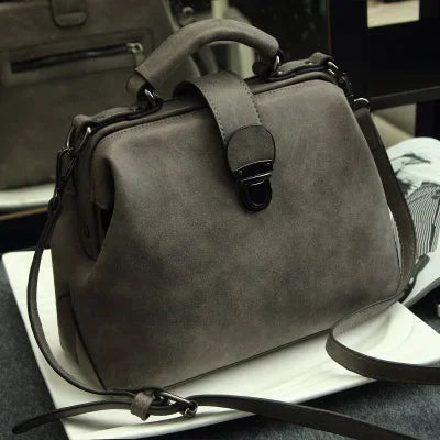 Women’s Shoulder & Crossbody Bag – Trendy Rhomboid Doctor Handbag - Samanta Factory
