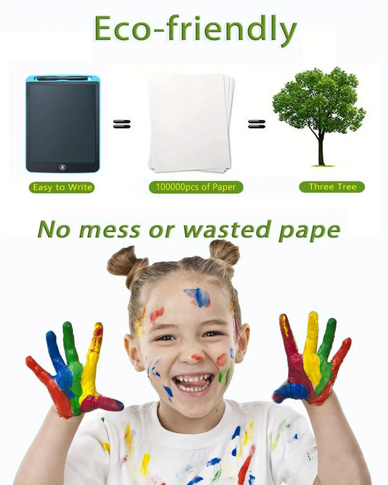 LCD Writing Tablet for Kids – Eye-Protecting Color Screen & Eco-Friendly Reusable Design - Samanta Factory