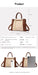 Designer Inspired PU Leather Shoulder Bag – Luxury Casual Tote for Women - Samanta Factory