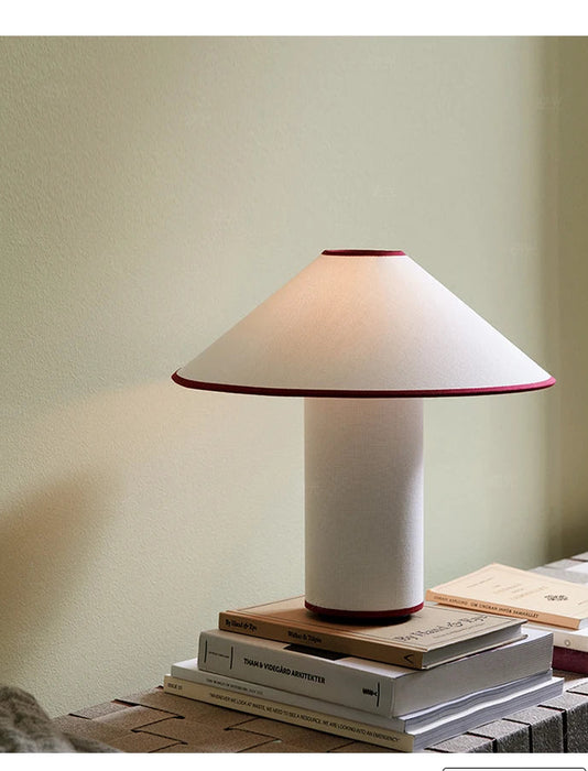 COLETTE Table Lamp – Japanese Wabi-Sabi White Mushroom Design