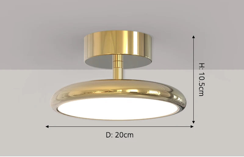 Modern Surface-Mounted Ceiling Light – Remote-Controlled LED Fixture for Bedrooms and Living
