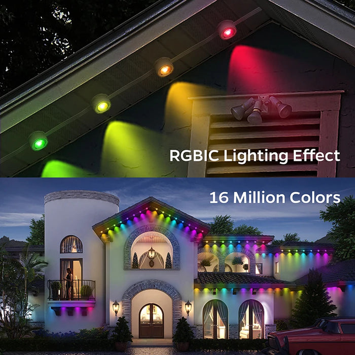 Eaves LED String Lights – Waterproof Multi-Colour Outdoor Lighting