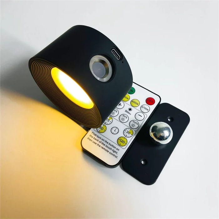 Rechargeable LED Wall Light – Touch Control with 3 Colour Modes & Adjustable 360° Rotation - Samanta Factory