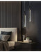 Modern Black & Gold LED Pendant Light – Crystal Rod Design for Ambient Lighting - Samanta Factory
