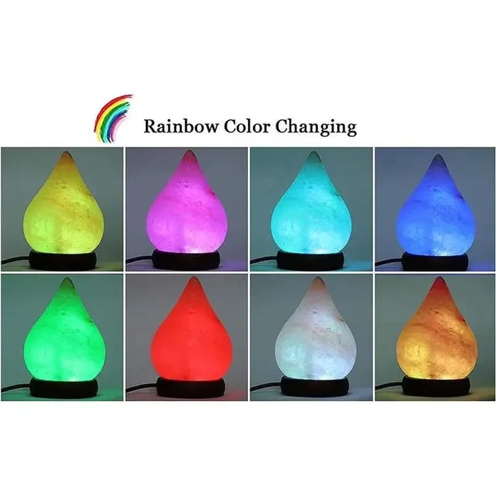 Himalayan Salt Lamp – Color-Changing LED with USB & Natural Air Purification - Samanta Factory