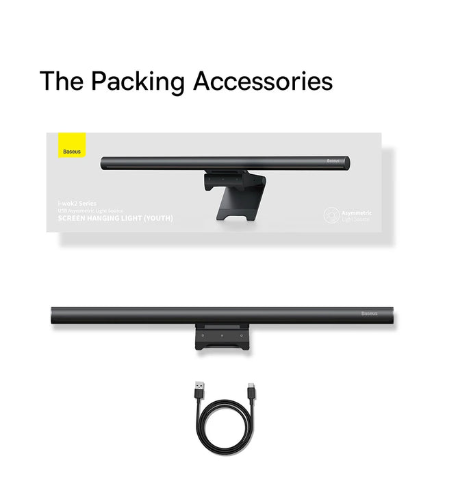 LED Screen Light Bar – Asymmetric Eye-Care Desk Lamp