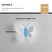 Butterfly Wall Lamp – Colorful LED Acrylic Light for Kids’ Room & Nursery - Samanta Factory
