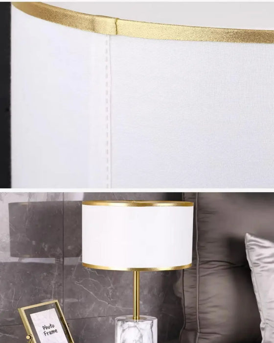Contemporary LED Floor Lamp – Touch Control with Plated Metal Design