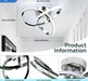 Modern LED ceiling light with iron and acrylic design, stepless dimmable, suitable for living room, bedroom, or dining space