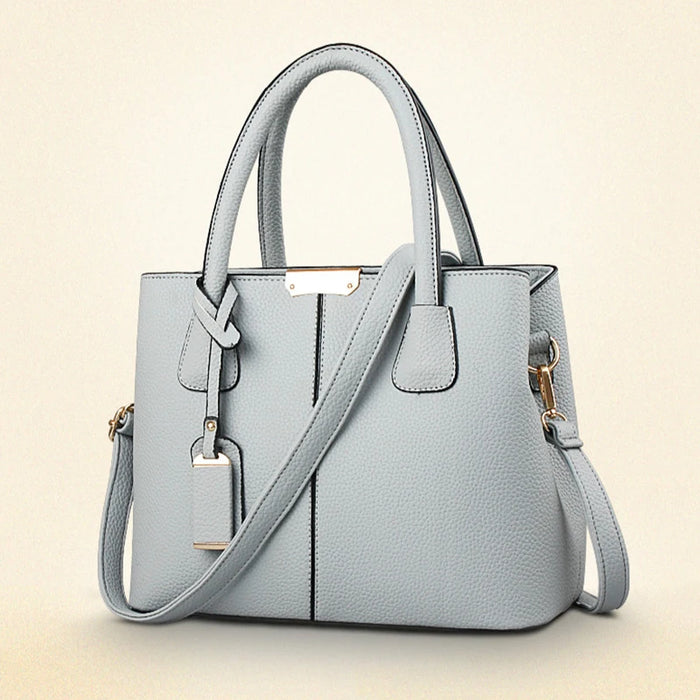 Ladies Large Tote Bag – Square Shoulder Bag, PU Leather Handbag & Crossbody for Women - Samanta Factory
