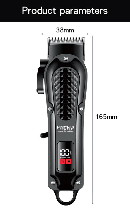 Electric Hair Clipper – Rechargeable Stainless Steel Blade with USB Charging & Adjustable Length - Samanta Factory