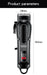 Electric Hair Clipper – Rechargeable Stainless Steel Blade with USB Charging & Adjustable Length - Samanta Factory