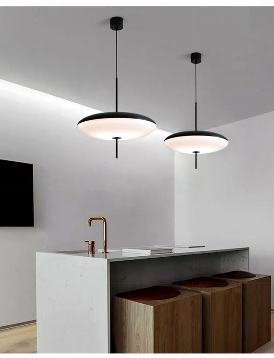 Modern Pendant Light – Flying Saucer Design with LED Illumination - Samanta Factory