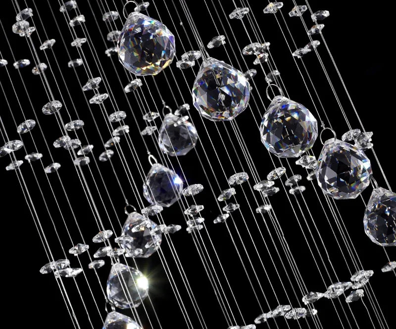 Modern LED Chandelier – Dimmable Flush Mount Ceiling Light