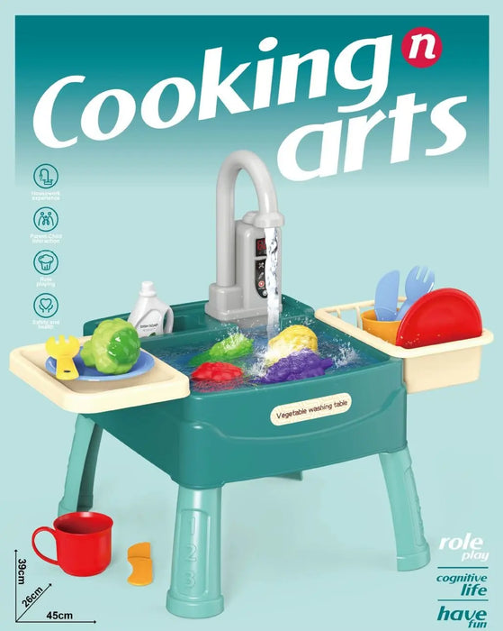 Kids Kitchen Toys Set – Realistic Plastic Cooking Playset for Ages 3–12 - Samanta Factory