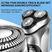 Electric Shaver for Men – 3D Floating Heads with Auto-Grinding Blades & Smart ESM System - Samanta Factory
