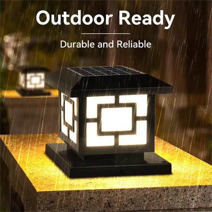 Solar LED Wall Light – Waterproof 4-Color Emergency Outdoor Lamp