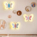 Butterfly Wall Lamp – Colorful LED Acrylic Light for Kids’ Room & Nursery - Samanta Factory