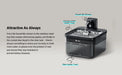 Wireless Cat Water Fountain – Battery-Operated with Motion Sensor & 5-Level Filtration - Samanta Factory