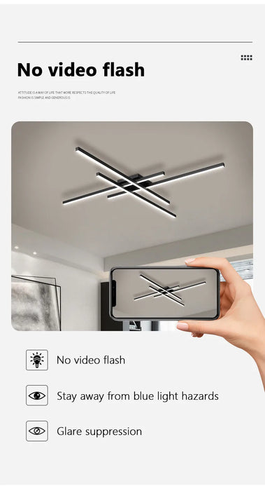 Ceiling Light – Modern Nordic Iron & Acrylic Design with LED Illumination