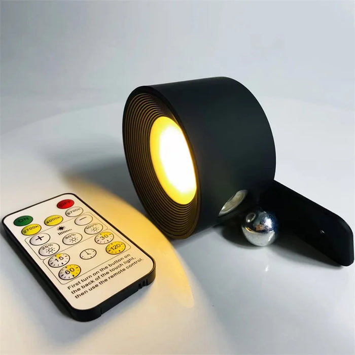 Rechargeable LED Wall Light – Touch Control with 3 Colour Modes & Adjustable 360° Rotation - Samanta Factory