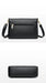 Women’s Genuine Leather Shoulder Bag – Square Ruched Handbag with Hasp Closure - Samanta Factory