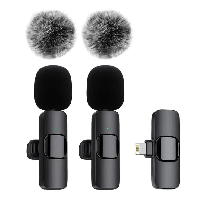 Xiaolo Wireless Lavalier Microphone – Plug & Play Mini Mic for iPhone, Android, Laptop - Samanta Factory