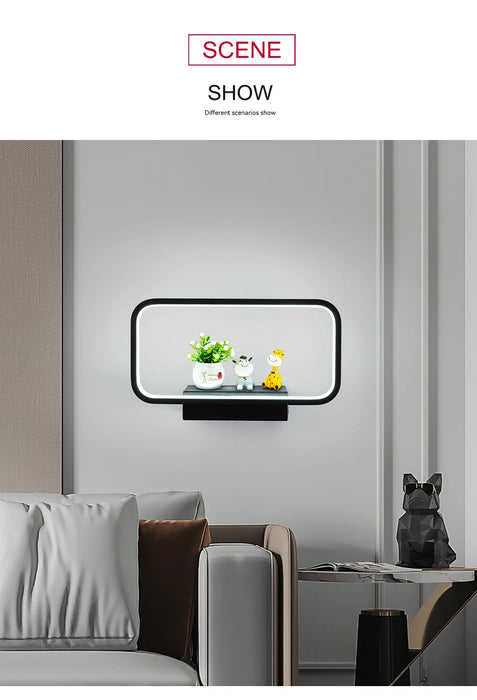 Modern Wall Light – Infinite Dimming LED for Bedroom & Living Room Ambience - Samanta Factory
